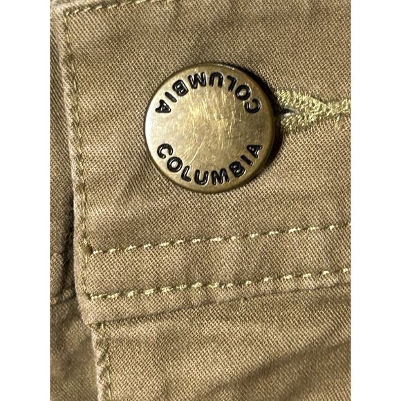 Columbia Hiking Pants Mens W36 L34 Khaki Light weight Breathable Slight Taper - Picture 13 of 16